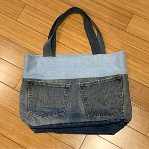 Upcycled vintage Levi’s tote bag